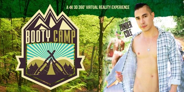 VR gay video Booty Camp poster