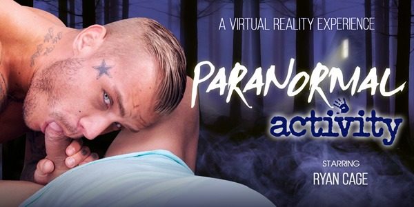 VR gay video Paranormal Activity poster